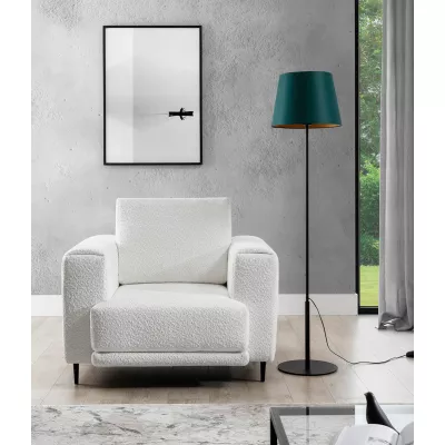 Stojací lampa ve skandinávském stylu VESPILLO - zelená / zlatá / černá