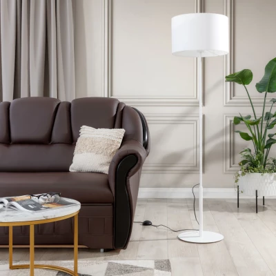 Skandinávská stojanová lampa VESPILLO - bílá