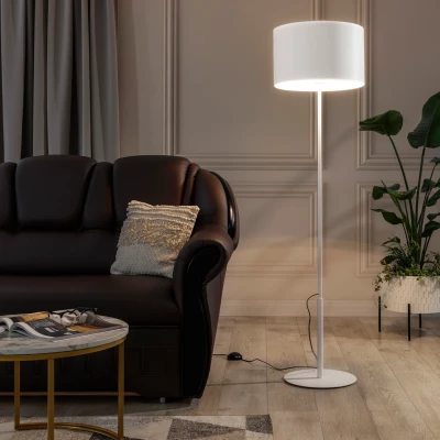Skandinávská stojanová lampa VESPILLO - bílá