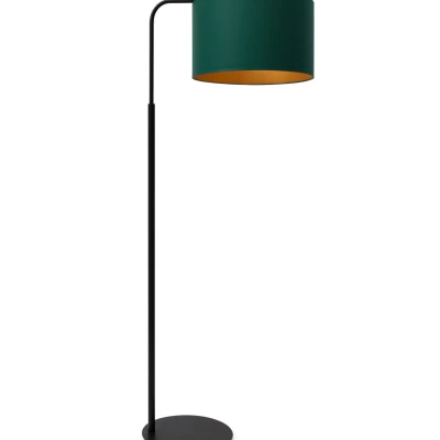 Stojící lampa VESPILLO - zelená / zlatá / černá