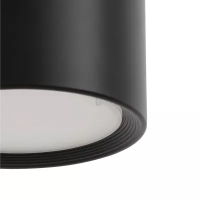 Moderní stropní LED osvětlení VALLUM - černé
