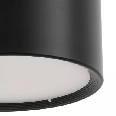 LED stropní osvětlení VALLUM - černé