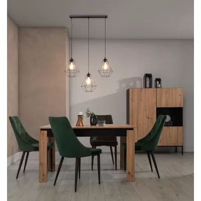 Osvětlení nad jídelní stůl BREVITAS - černé