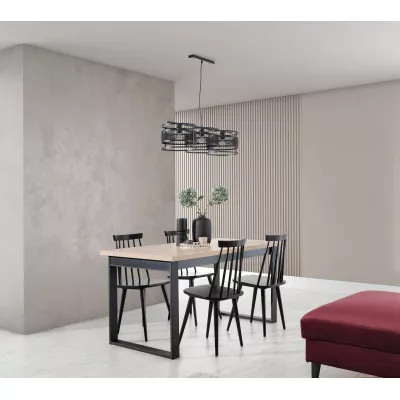 Designové osvětlení nad jídelní stůl GORMAR - černé
