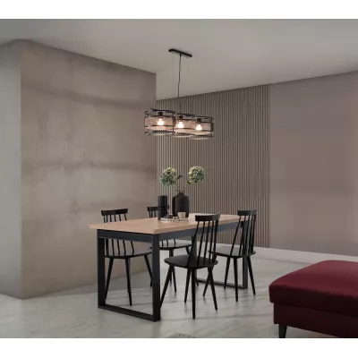 Designové osvětlení nad jídelní stůl GORMAR - černé
