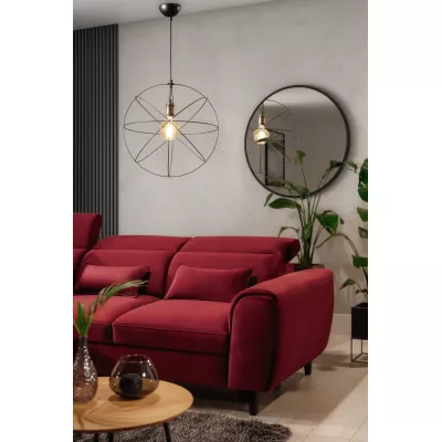 Designový závěsný lustr OLINTO - černý