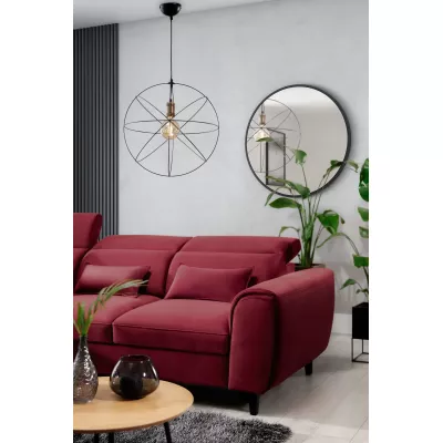 Designový závěsný lustr OLINTO - černý