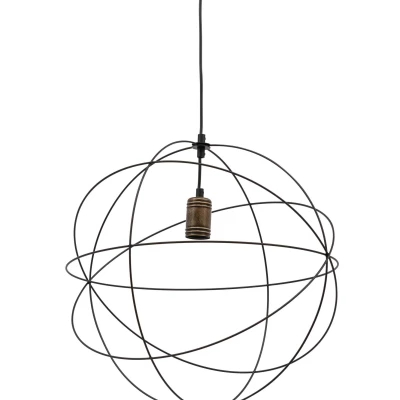 Designový závěsný lustr OLINTO - černý