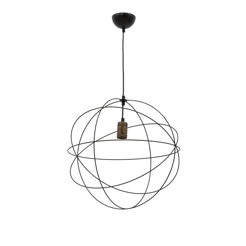 Designový závěsný lustr OLINTO - černý