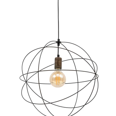 Designový závěsný lustr OLINTO - černý