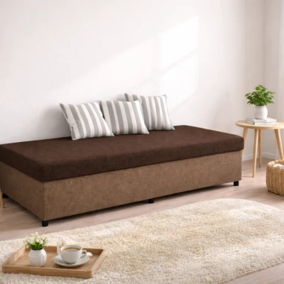 Válenda 80x200 HOMVERO - tmavě hnědá / světle hnědá