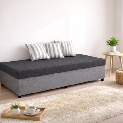 Válenda 80x200 HOMVERO - tmavě šedá / světle šedá