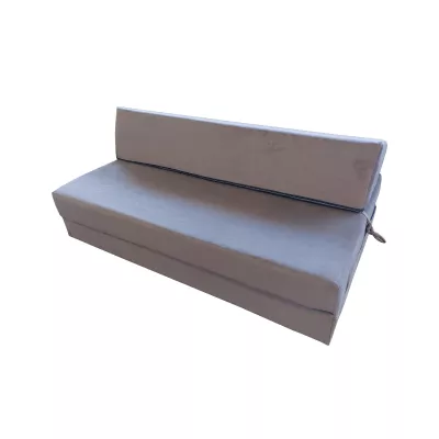 Skládací matrace pro hosty BEDDIO 120x200 - tmavě šedá