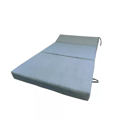 Skládací matrace pro hosty BEDDIO 120x200 - světle modrá