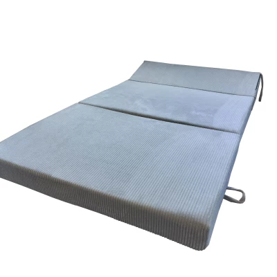 Skládací matrace pro hosty BEDDIO 120x200 - modrá
