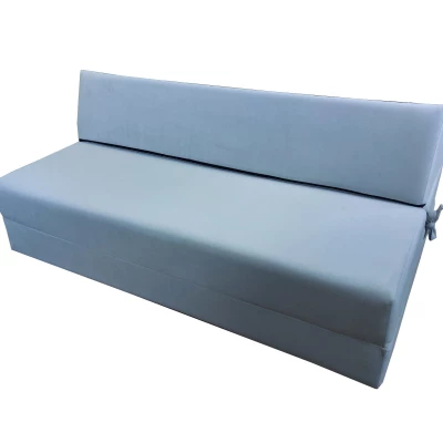 Skládací matrace pro hosty BEDDIO 120x200 - svěle šedá