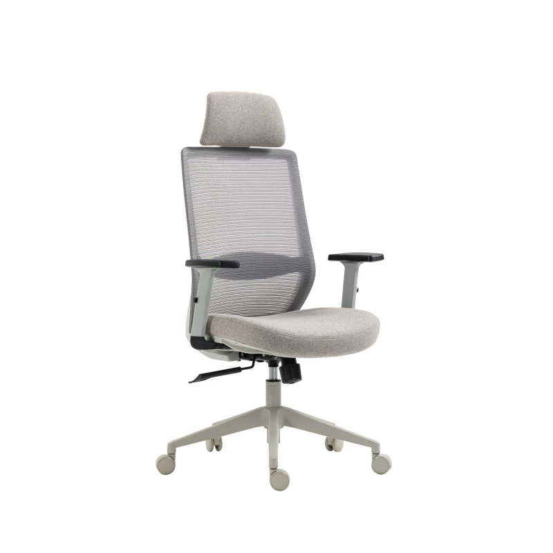 Otočná kancelářská židle NESRIN - šedá