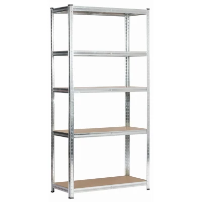Set regálů do domácnosti 90 cm QARIAN - stříbrný