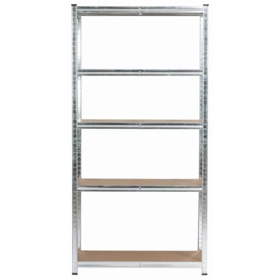 Set regálů do domácnosti 90 cm QARIAN - stříbrný