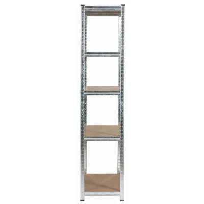 Set regálů do domácnosti 90 cm QARIAN - stříbrný