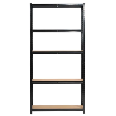 Regál do domácnosti 90 cm QARIAN - černý