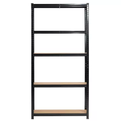 Regál do domácnosti 90 cm QARIAN - černý