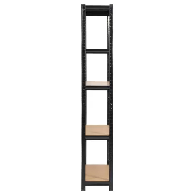 Regál do domácnosti 90 cm QARIAN - černý