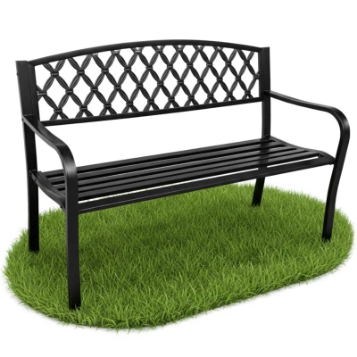 Zahradní lavička PLANTORA - černá