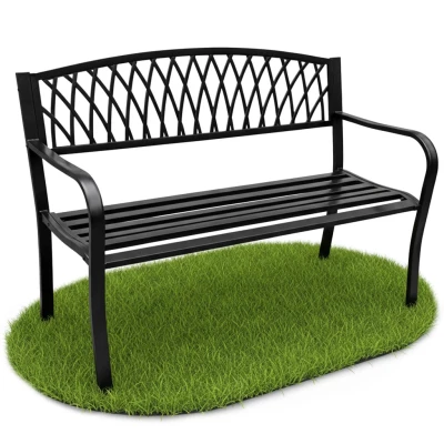 Zahradní lavička GRENORA - černá