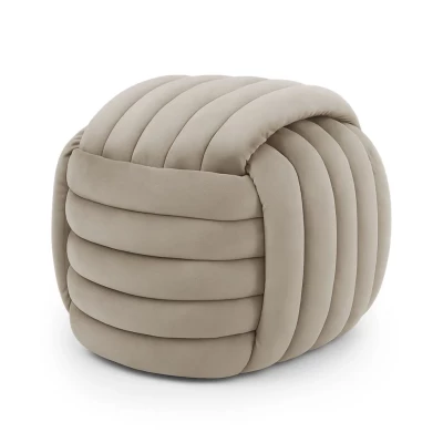 Designový taburet NUMA - béžový