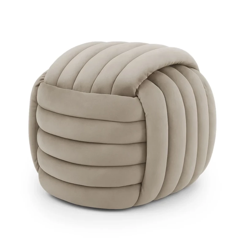 Designový taburet NUMA - béžový