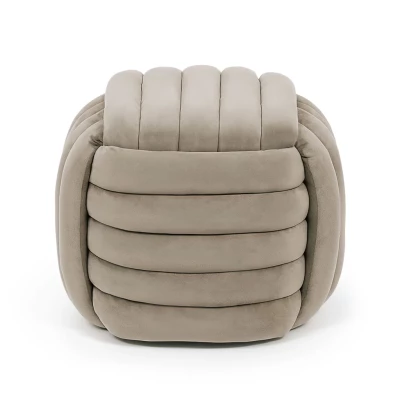 Designový taburet NUMA - béžový