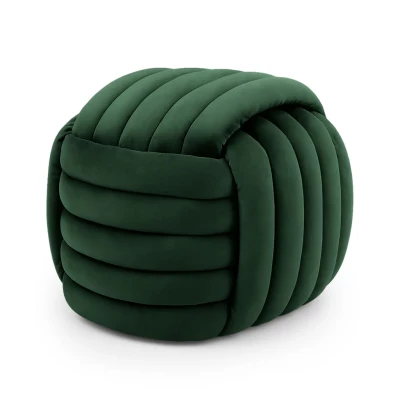 Designový taburet NUMA - láhvově zelený