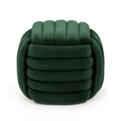 Designový taburet NUMA - láhvově zelený