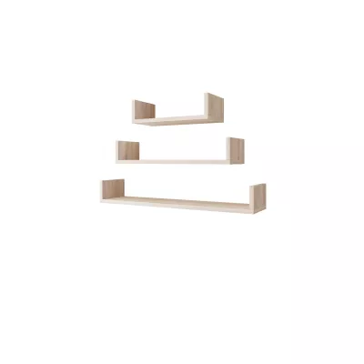 Set závěsných polic HARKEN 4 - dub sonoma