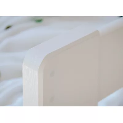 Dětská postel s přistýlkou a úložným prostorem HERMIONA - 90x200, bílá