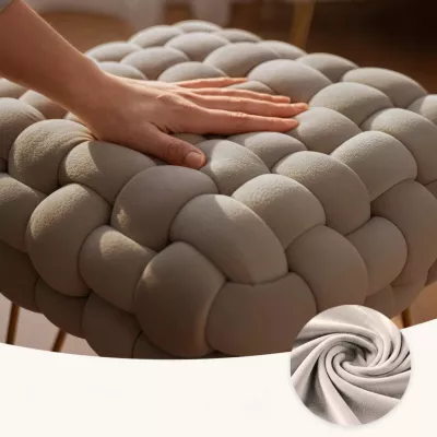 Elegantní taburet DESIRE - béžový