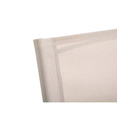 Zahradní set se slunečníkem BABRIS - černý / béžový