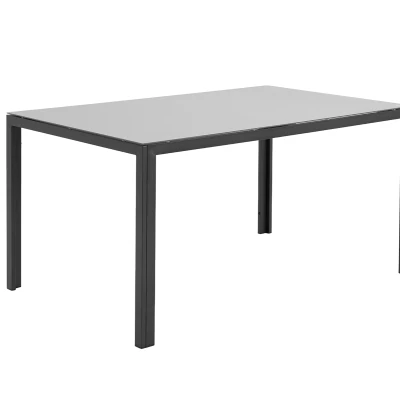 Jídelní zahradní set BABLIA - antracit / šedý