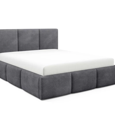 Manželská postel 160x200 VIONA s úložným prostorem - antracit