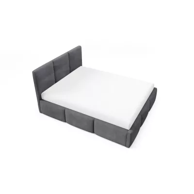 Manželská postel 160x200 VIONA s úložným prostorem - antracit