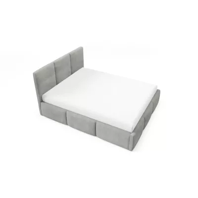 Manželská postel 160x200 VIONA s úložným prostorem - šedá