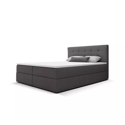 Moderní postel 160x200 s úložným prostorem STIG 5 - tmavě šedá