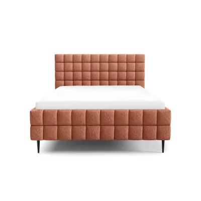 Čalouněná postel 160x200 LAILA LEG s úložným prostorem - korálová
