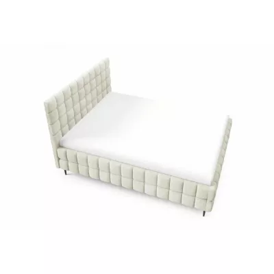 Čalouněná postel 180x200 LAILA LEG s úložným prostorem - ecru 1