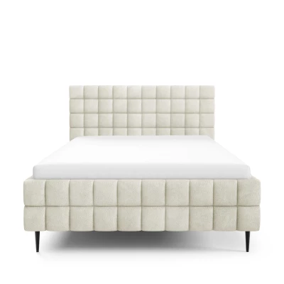 Čalouněná postel 160x200 LAILA LEG s úložným prostorem - ecru 1