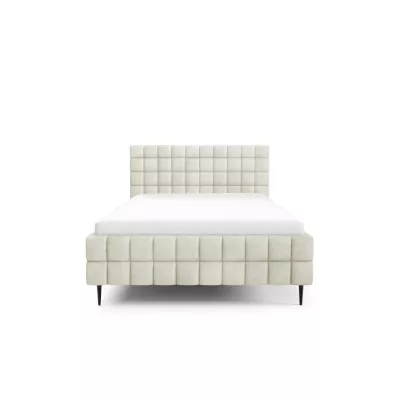 Čalouněná postel 160x200 LAILA LEG s úložným prostorem - ecru 1