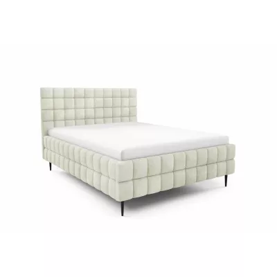 Čalouněná postel 160x200 LAILA LEG s úložným prostorem - ecru 1