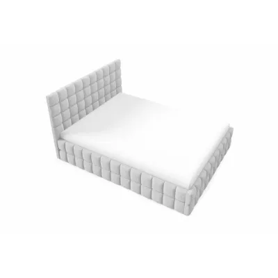 Čalouněná postel 160x200 LAILA s úložným prostorem - světle šedá