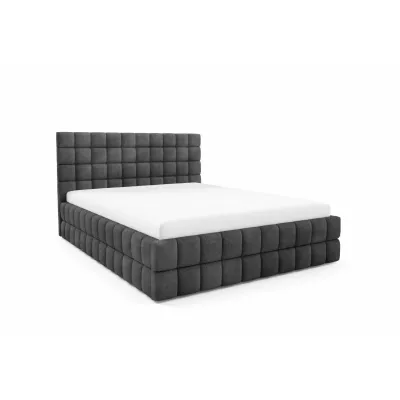 Čalouněná postel 180x200 LAILA s úložným prostorem - antracit